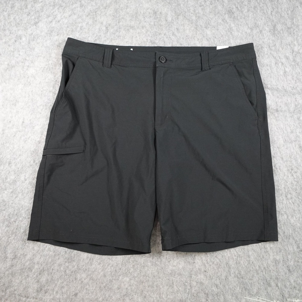 Columbia Shorts Men 40 Black Cargo Hiking Outdoor Performance 10"